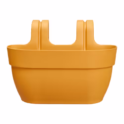 elho Vibia Campana Easy Hanger Medium, Plastic, Yellow, Rectangle, Outdoor, 100%, 100%