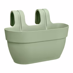 elho Vibia Campana Easy Hanger Medium, Plastic, Green, Rectangle, Outdoor, 100%, 100%