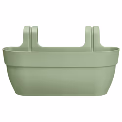 elho Vibia Campana Easy Hanger Large, Plastic, Green, Rectangle, Outdoor, 100%, 100%