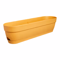 elho Vibia Campana Trough 70cm, Plastic, Yellow, Rectangle, 100%, 100%, 15.5 L
