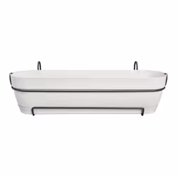 elho Vibia Campana Trough Allin1 70cm, Plastic, White, Rectangle, 100%, 100%, 11 L