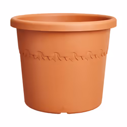 elho Algarve Cilindro 35cm, Brown, Plastic, Round, 100%, 100%, 3.5 m