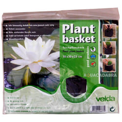 VELDA WOVEN FLEXIBLE PLANT BASKET ROUND SQUARE GARDEN POND WATER FEATURE FISH - 30 x 30 x 25cm Square