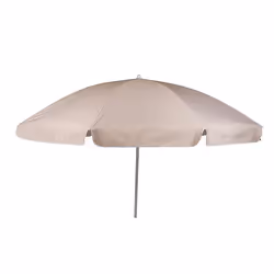 Bo-Camp 7267258, Beach umbrella, Round, Sand, Polyester, Steel, Monochromatic