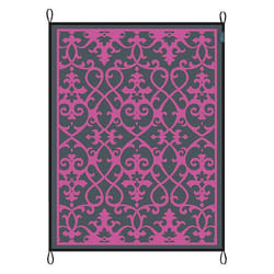 Bo-Leisure Chill mat Picnic Outdoor Carpet Rectangle Cotton Grey, Pink