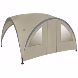 Bo-Camp Side Wall for Party Shelter with Door and Window Side Panel S Beige