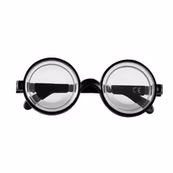 Boland Nerd, Fancy dress glasses, Adult, Male, 3 yr(s), Plastic, Black, Transparent