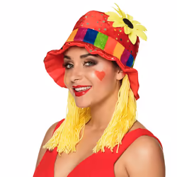 Boland 8712026012135, Fancy dress hat, Adult, Female, Polyester, Multicolour, 260 mm