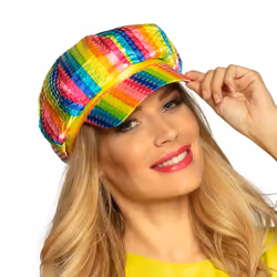 Boland Cap Lollipop, Fancy dress cap, Adult, Any gender, Polyester, Polyethylene terephthalate (PET), Multicolour, 60 g