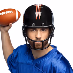 Boland 01393, Fancy dress helmet, Adult, Male, Foam, Polypropylene (PP), Black, 25 g