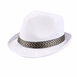 Boland 8712026013958, Fancy dress hat, Adult, Any gender, Polyester, White, 240 mm