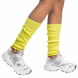 Boland 01752, Calf sleeve, Female, Yellow, Hand wash, 120 mm, 320 mm