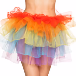 Boland 01798, Fancy dress skirt, Adult, Female, Polyester, Multicolour, 200 g
