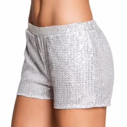 Boland 8712026018717, Fancy pants, Adult, Female, Silver, M, Monochromatic