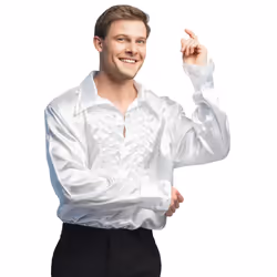 Boland 8712026021076, Adult, Male, White, L, Monochromatic, Polyester