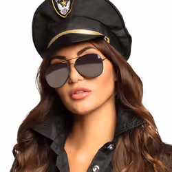 Boland 02531, Fancy dress glasses, Adult, Any gender, Acrylic, Iron, Polycarbonate (PC), Black, 100 g