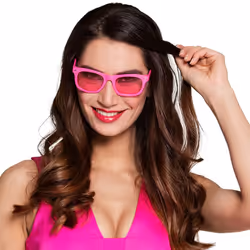Boland 02609, Fancy dress glasses, Adult, Any gender, Acrylic, Polystyrene, Pink, 40 g