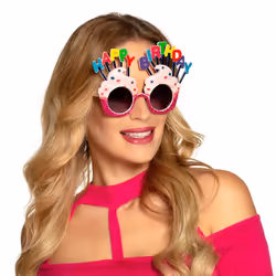 Boland 02612, Fancy dress glasses, Adult, Any gender, Polycarbonate (PC), Multicolour, 87 g