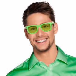 Boland 02622, Fancy dress glasses, Adult, Any gender, Acrylic, Polycarbonate (PC), Green, 40 g