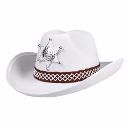 Boland 8712026041142, Fancy dress hat, Child, Any gender, Polyester, White, 240 mm