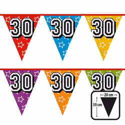 Boland 30030, Bunting banner, Polypropylene (PP), Multicolour, 200 mm, 300 mm, 50 g