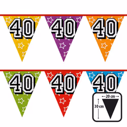 Boland 30040, Bunting banner, Polypropylene (PP), Multicolour, 200 mm, 300 mm, 50 g