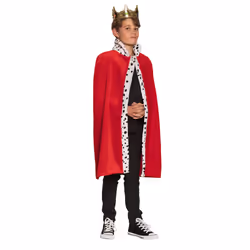 Boland 36100, Fancy dress cape, Child, Boy, Polyester, Red, CE