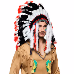 Boland 44139, Headdress, Adult, Any gender, Feather, Polyester, Multicolour, 300 g