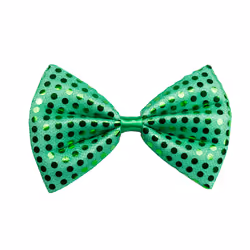 Boland 8712026449177, Fancy dress bow tie, Adult, Male, Polyester, Polyethylene terephthalate (PET), Polyurethane, Green, 160 ...