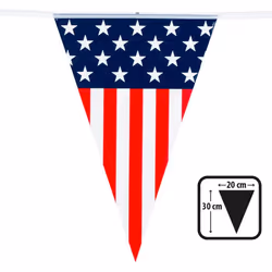 Boland 44950, Bunting banner, Polyethylene, Blue, Red, White, 200 mm, 300 mm, 45 g