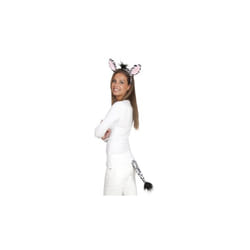 accessory set Zebra ladies white/black one size
