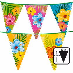 Boland 52501, Bunting banner, Polyethylene, Multicolour, 106 g, 6 m, 330 mm