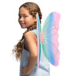Boland 52849, Fancy dress wings, Child, Girl, Iron, Polyester, Polyethylene, Multicolour, CE
