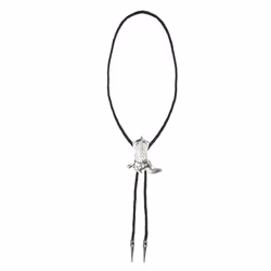 Boland 54326, Fancy dress necklace, Adult, Western, Iron, Polyester, Black, Metallic, 100 mm