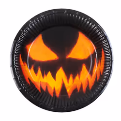 Boland 72310, Plate, Round, Black, Orange, Image, 6 pc(s), 23 cm