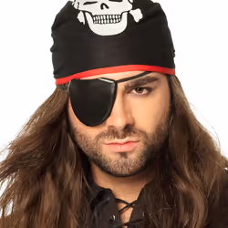 Boland 74195, Fancy dress kit, Adult, Male, Polyester, Polyethylene, Black, Red, White, CE