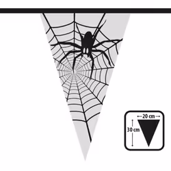 Boland 74447, Bunting banner, Polyethylene, Black, White, 31 g, 230 mm, 360 mm