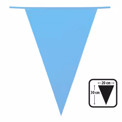 Boland 74748, Bunting banner, Polyethylene, Blue, 200 mm, 10000 mm, 300 mm