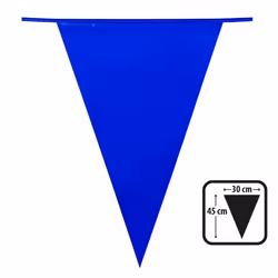 Boland 74785, Bunting banner, Polyethylene, Blue, 300 mm, 10000 mm, 450 mm