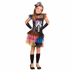 Boland 78103, Fancy costume, Child, Female, Monster, Skeleton princess, Multicolour