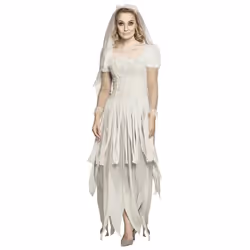 Boland 79035, Fancy costume, Adult, Female, Other, Ghost, Cream