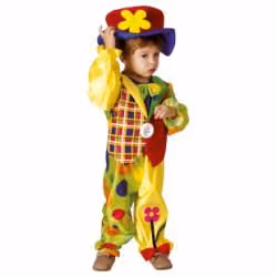 Max Bersinger 834-82-256, Fancy costume, Child, Male, Uniform, Clown, Multicolour