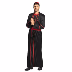 Boland 83852, Fancy costume, Adult, Male, Other, Black, Red, Male