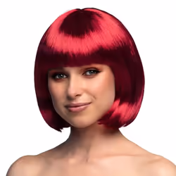 Boland 85877, Fancy dress wig, Adult, Female, Polyester, Red, 200 g