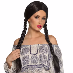 Boland 86188, Fancy dress wig, Adult, Female, Polyester, Black, 466 g