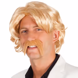 Boland 86336, Fancy dress wig, Adult, Male, Polyester, Blond, 220 g