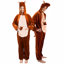 Boland 88024, Fancy costume, Adult, Unisex, Animal, Animal, Brown
