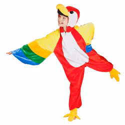 Boland 88223, Fancy costume, Child, Unisex, Animal, Parrot, Multicolour