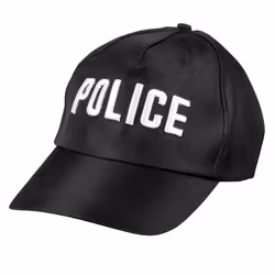 Boland 97046, Fancy dress hat, Adult, Any gender, Polyester, Polystyrene, Black, White, 50 g