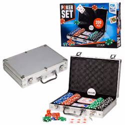 Clown Games Poker Set Alu Case 202 Pieces